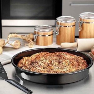Nusse Ovenschaal 36cm - Ronde Emaille Schaal voor Oven en Grill