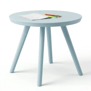 Cheqo® Kindertafel Rond - Speeltafel - Kunststof - Knutseltafel - Tekentafel - Activiteitentafel - Kleurtafel - Plastic Tafel - Blauw - voor Peuters - voor Kinderen - voor Kleuters - Kinderkamer - Speelhoek - Slaapkamer - Speelkamer