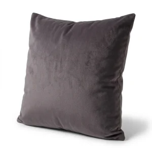 Cheqo® Sierkussen - Kussenhoes - Kussensloop - Velvet Sierkussen - Fluwelen Sierkussen - Donkergrijs Sierkussen - Sierkussen Bank - Sierkussen Woonkamer - Sierkussen Bed