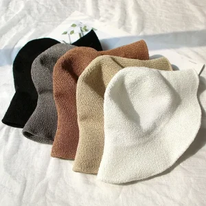 Knitted Soft Bucket Hat - Diverse Kleuren